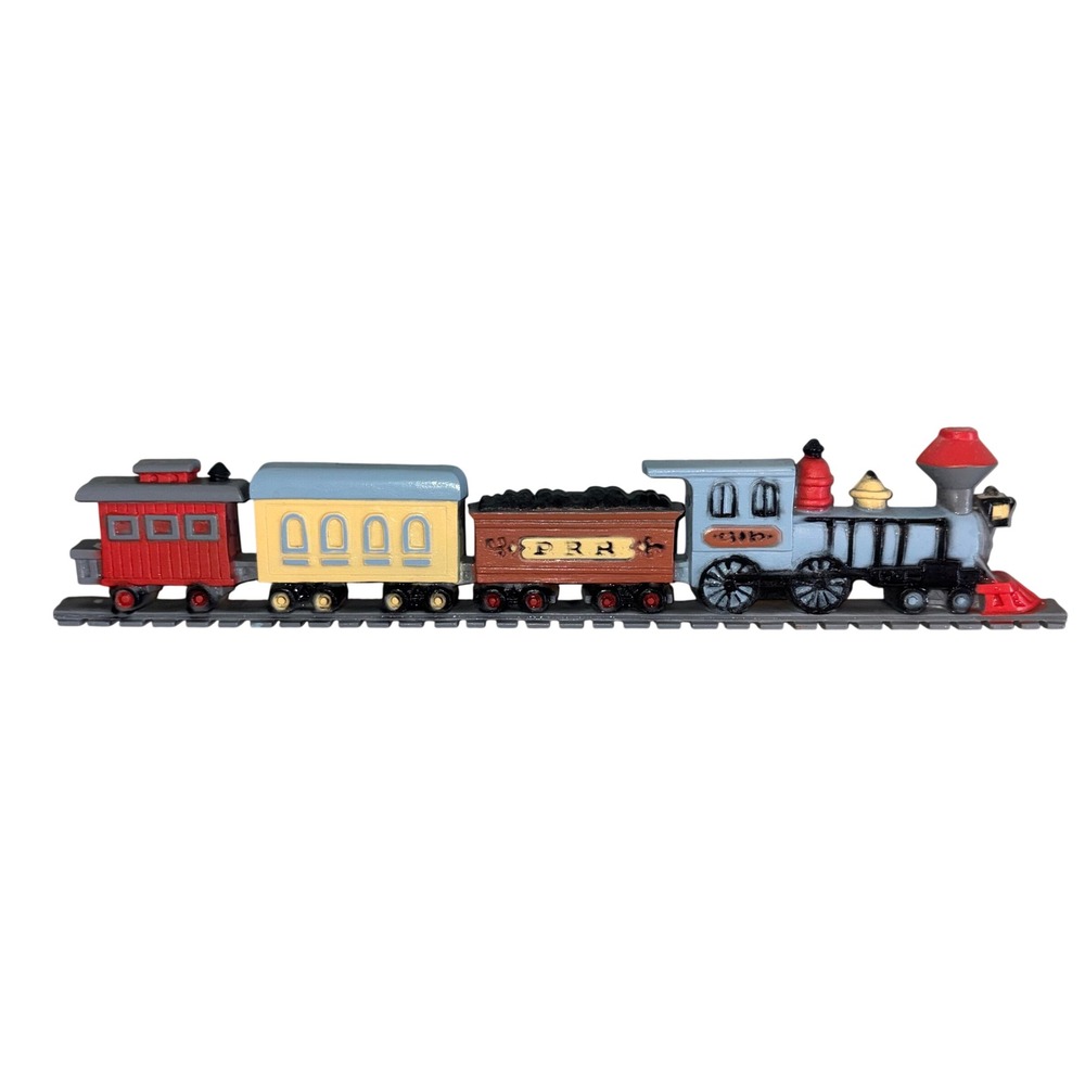 Vintage 1990 Train Wall Decor Nursery Art Made in USA Multicolor Burwood